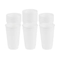 Restpresso 16 oz White Paper Coffee Cup - Double Wall - 3 1/2" x 3 1/2" x 5 1/2" - 25 count box