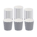 Restpresso 4 oz Houndstooth Paper Coffee Cup - Spiral Wall - 2 1/2" x 2 1/2" x 2 1/4" - 25 count box