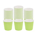 Restpresso 4 oz Eco Green Paper Coffee Cup - Ripple Wall - 2 1/2" x 2 1/2" x 2 1/4" - 500 count box