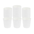 Restpresso 4 oz White Paper Coffee Cup - Ripple Wall - 2 1/2" x 2 1/2" x 2 1/4" - 500 count box