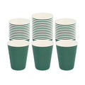 Restpresso 12 oz Forest Green Paper Coffee Cup - Ripple Wall - 3 1/2" x 3 1/2" x 4 1/4" - 25 count box