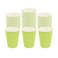 Restpresso 12 oz Eco Green Paper Coffee Cup - Ripple Wall - 3 1/2" x 3 1/2" x 4 1/4" - 500 count box