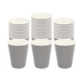 Restpresso 12 oz Gray Paper Coffee Cup - Ripple Wall - 3 1/2" x 3 1/2" x 4 1/4" - 500 count box