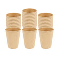 Restpresso 12 oz Kraft Paper Coffee Cup - Ripple Wall - 3 1/2" x 3 1/2" x 4 1/4" - 25 count box