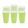 Restpresso 16 oz Eco Green Paper Coffee Cup - Ripple Wall - 3 1/2" x 3 1/2" x 5 1/2" - 500 count box