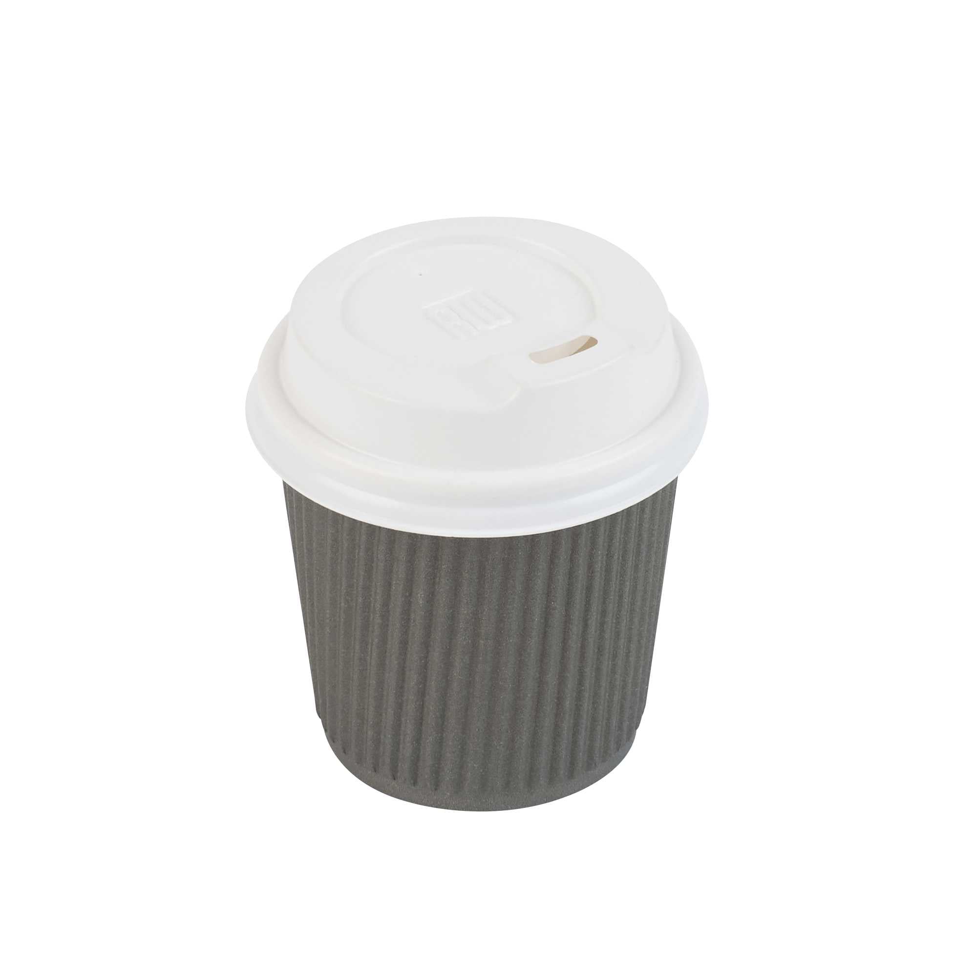Restpresso White Plastic Coffee Cup Lid - Fits 4 oz - 500 count box