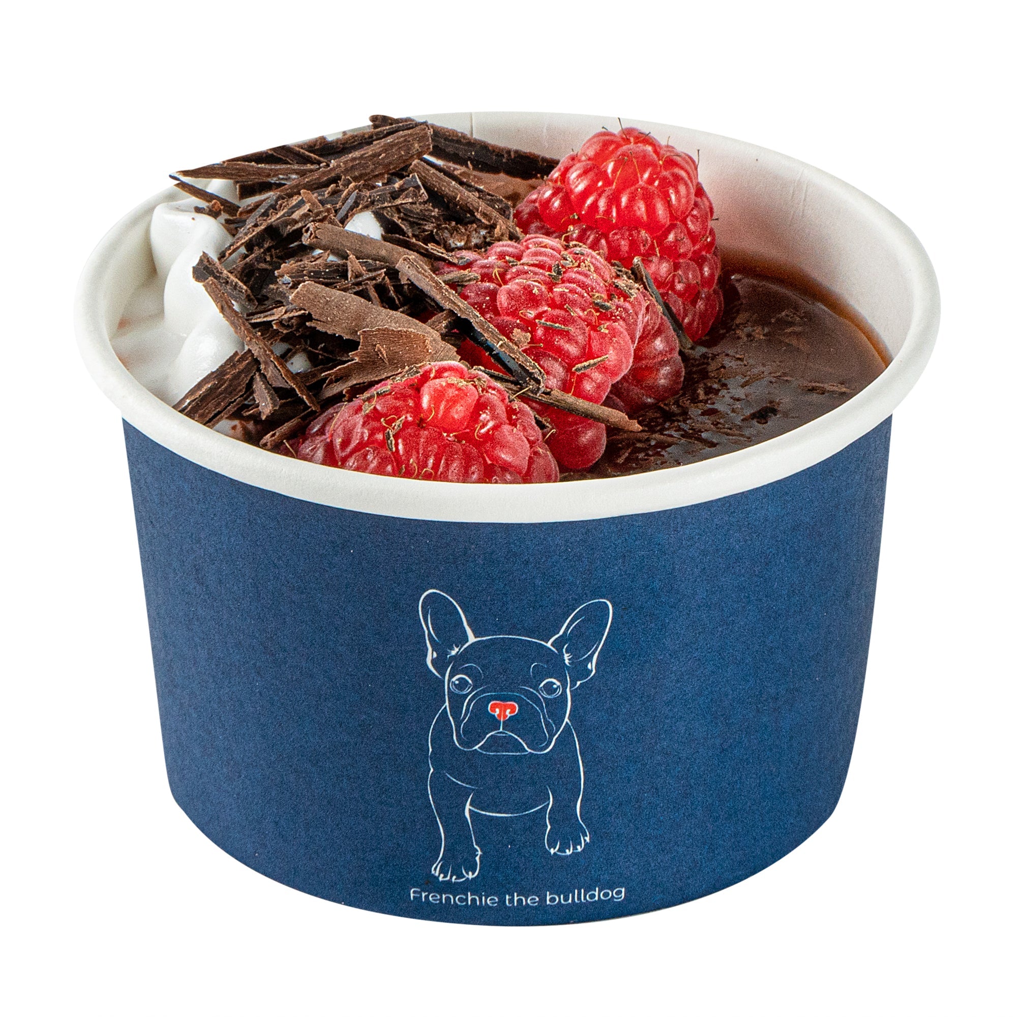 Coppetta 3 oz Round Frenchie Paper To Go Cup - 3" x 3" x 1 3/4" - 200 count box