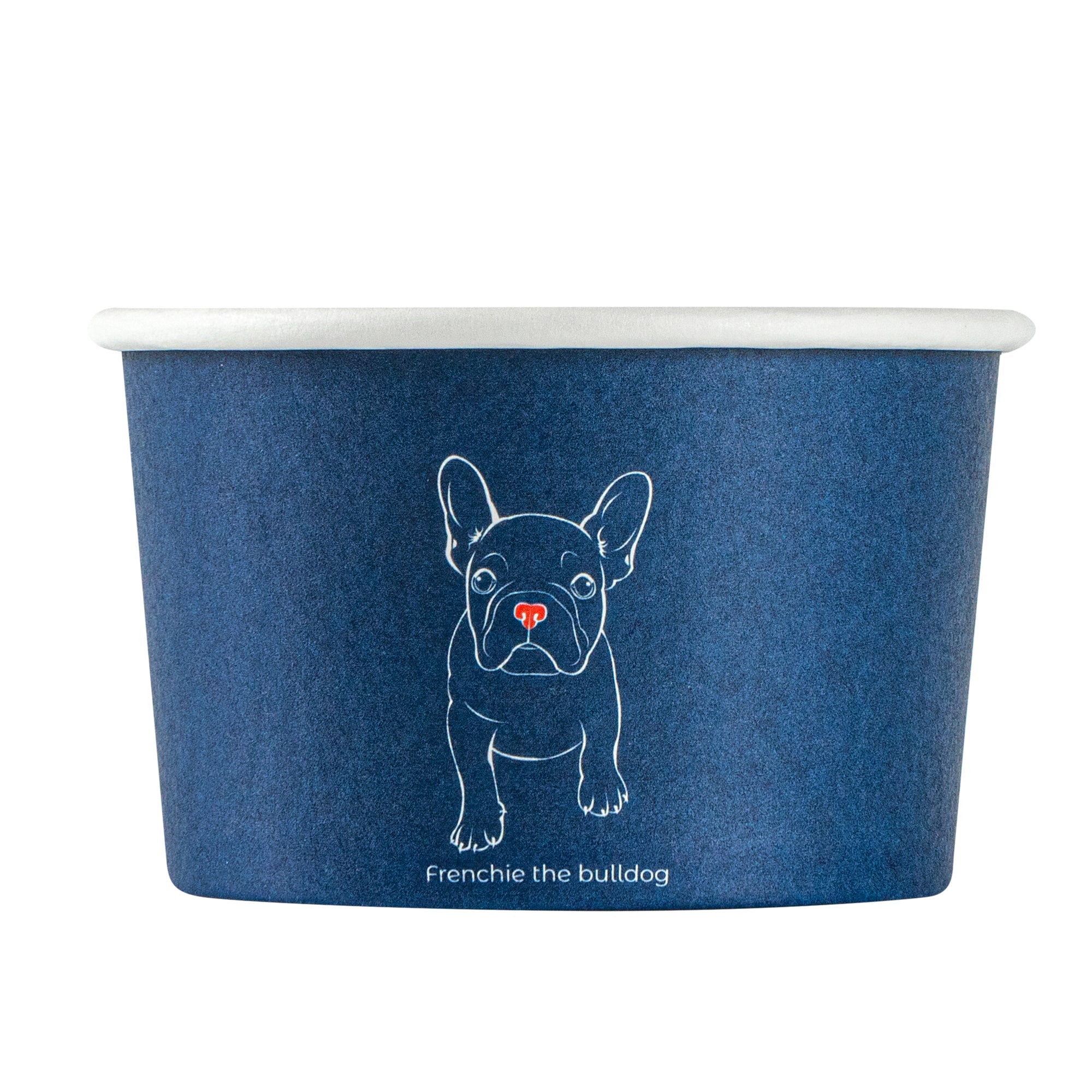 Coppetta 3 oz Round Frenchie Paper To Go Cup - 3" x 3" x 1 3/4" - 200 count box