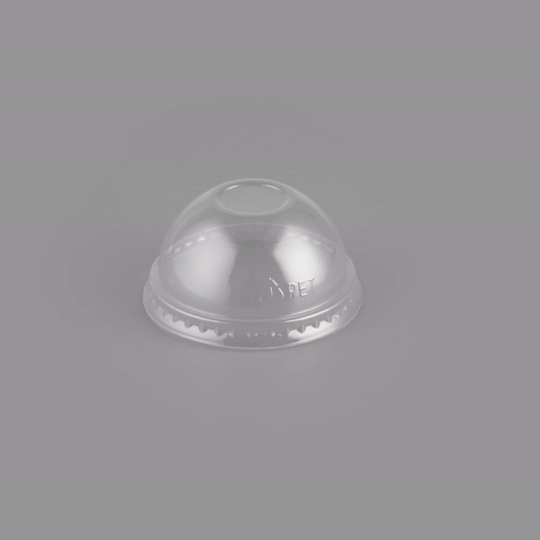 Coppetta Round Clear Plastic To Go Cup Dome Lid - Fits 3 oz - 200 count box