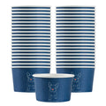 Coppetta 5 oz Round Frenchie Paper To Go Cup - 3 1/4" x 3 1/4" x 2" - 50 count box