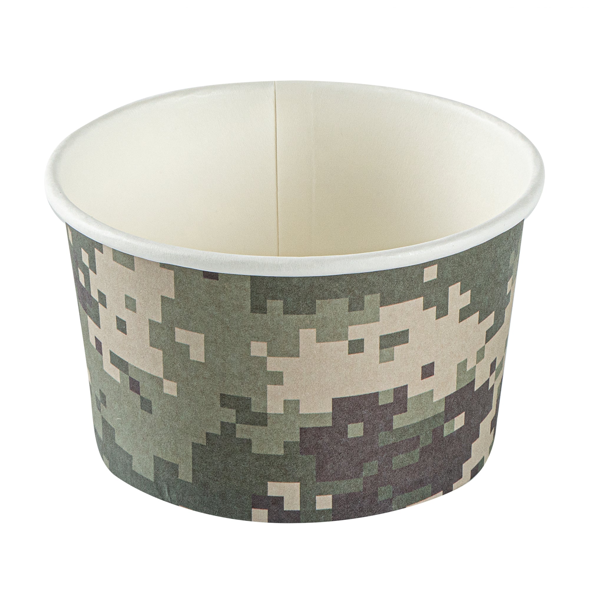 Coppetta 5 oz Round Camouflage Paper To Go Cup - 3" x 3" x 2 1/2" - 50 count box