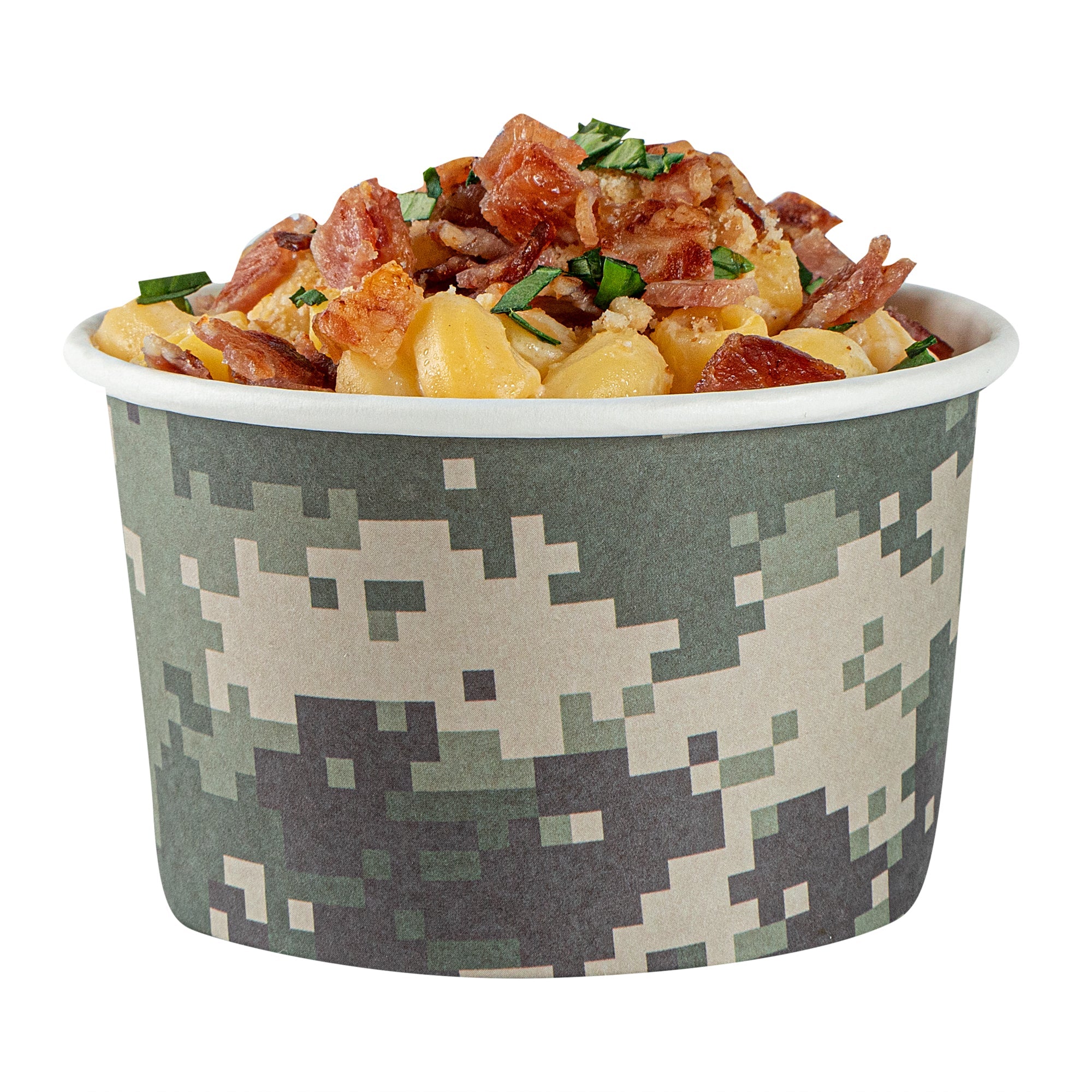 Coppetta 5 oz Round Camouflage Paper To Go Cup - 3" x 3" x 2 1/2" - 50 count box