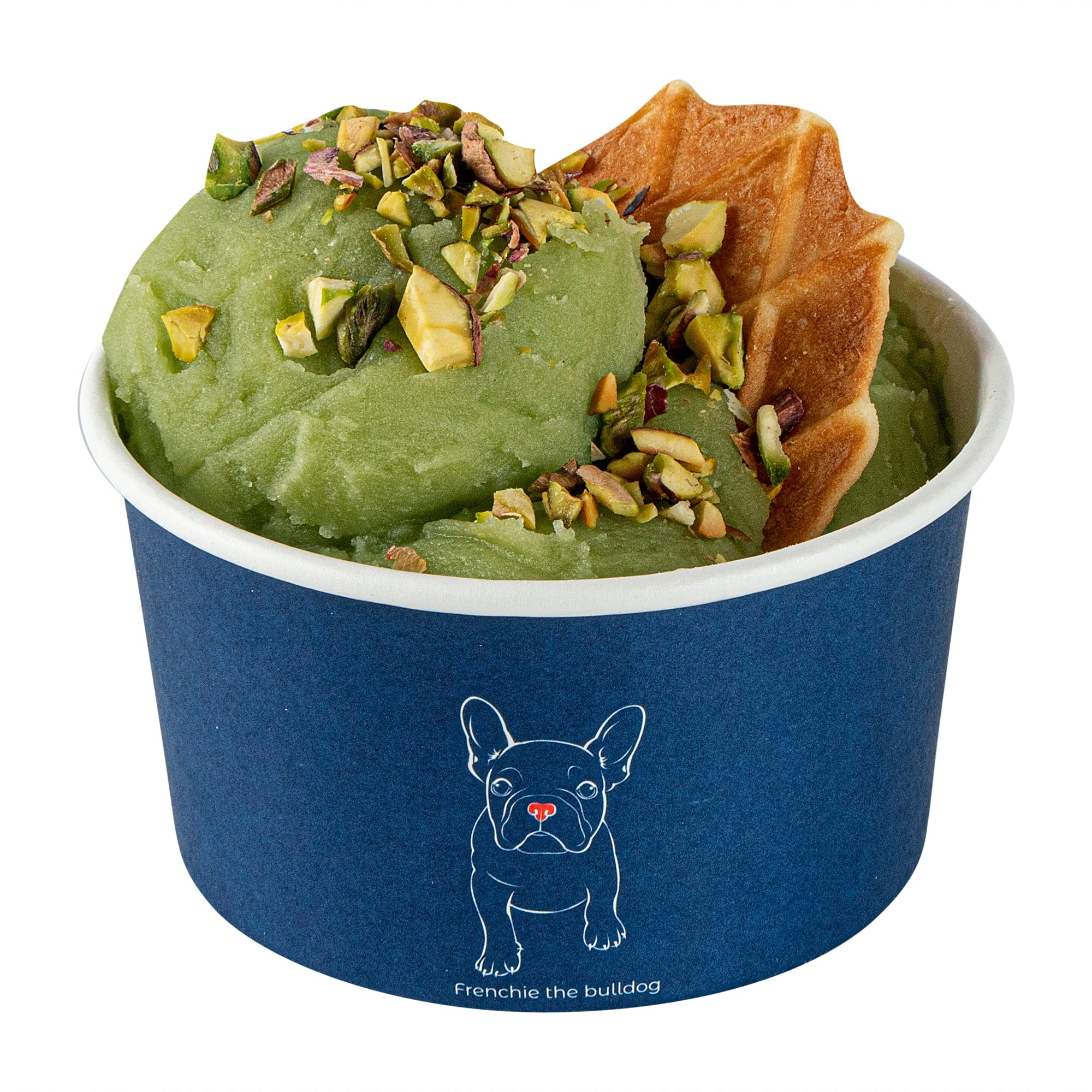 Coppetta 8 oz Round Frenchie Paper To Go Cup - 3 3/4" x 3 3/4" x 2 1/4" - 50 count box