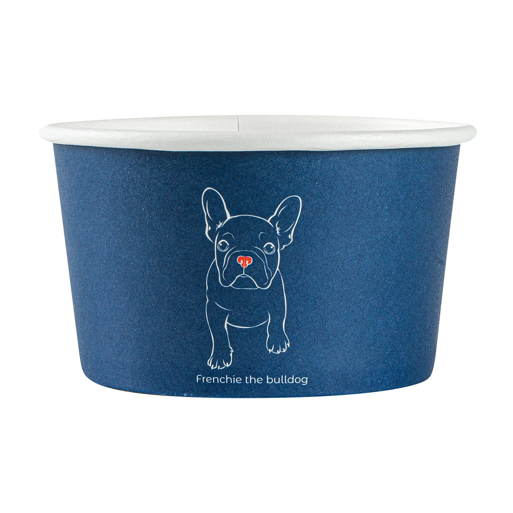 Coppetta 12 oz Round Frenchie Paper To Go Cup - 4" x 4" x 2 1/4" - 50 count box