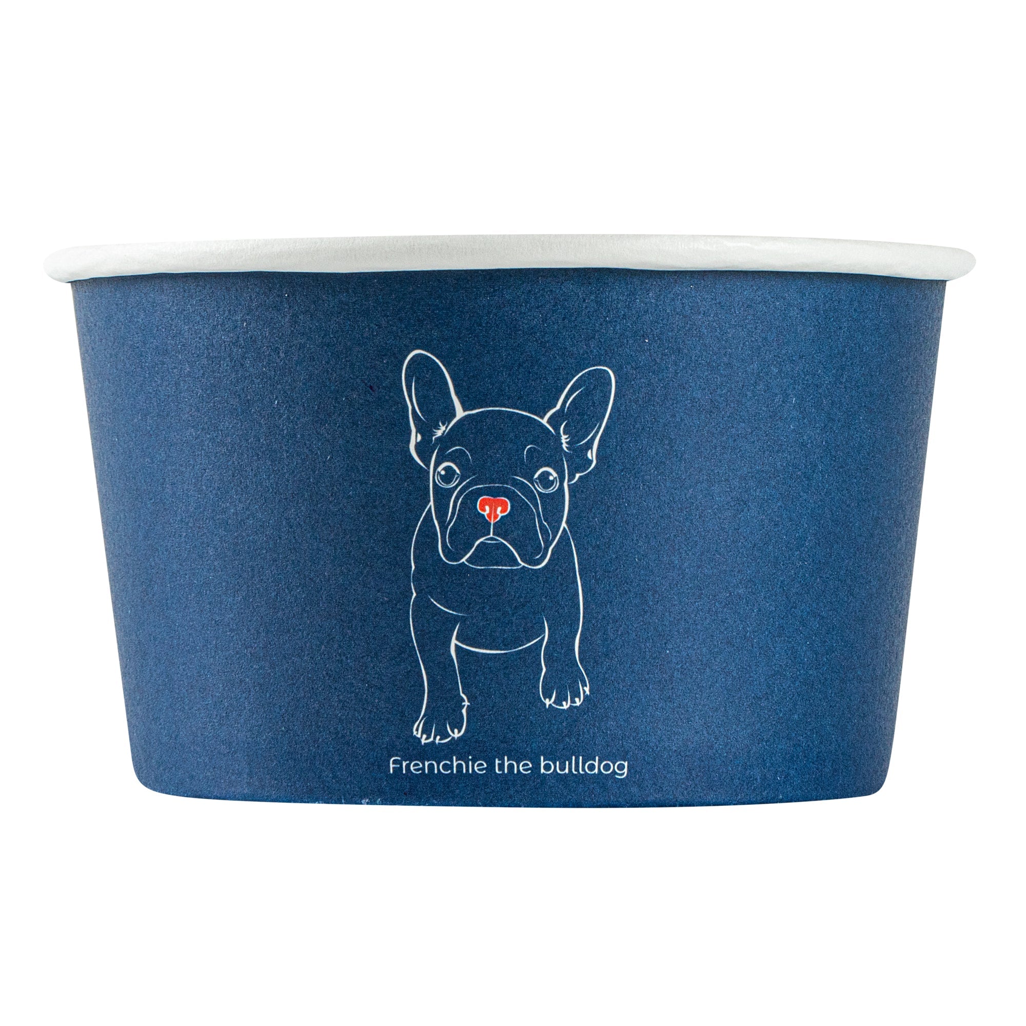Coppetta 12 oz Round Frenchie Paper To Go Cup - 4" x 4" x 2 1/4" - 200 count box