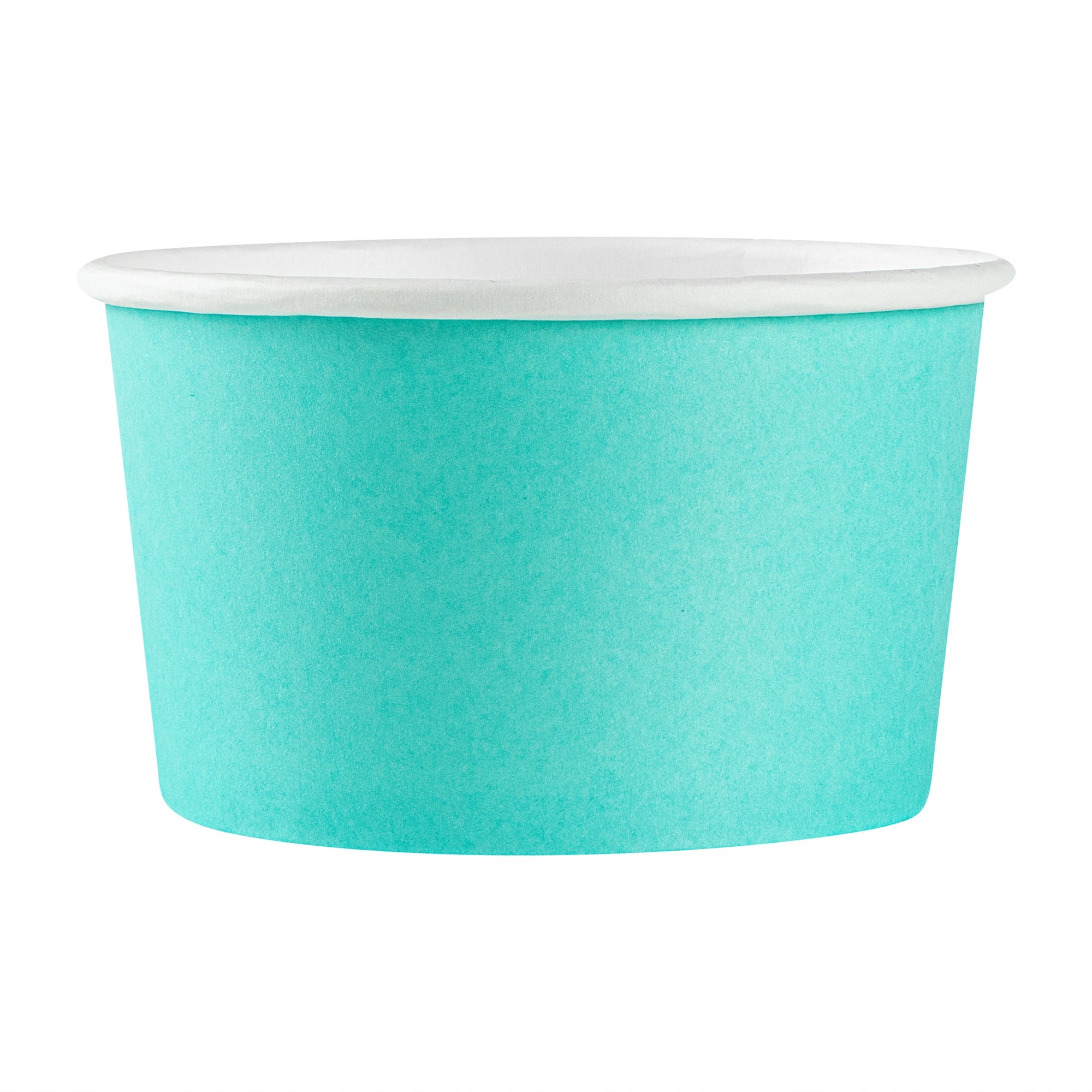 Coppetta 12 oz Round Turquoise Paper To Go Cup - 4" x 4" x 2 1/4" - 200 count box