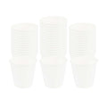 Restpresso 8 oz White Paper Coffee Cup - Double Wall - 3 1/2" x 3 1/2" x 3 1/4" - 25 count box