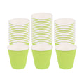 Restpresso 8 oz Eco Green Paper Coffee Cup - Ripple Wall - 3 1/2" x 3 1/2" x 3 1/4" - 500 count box