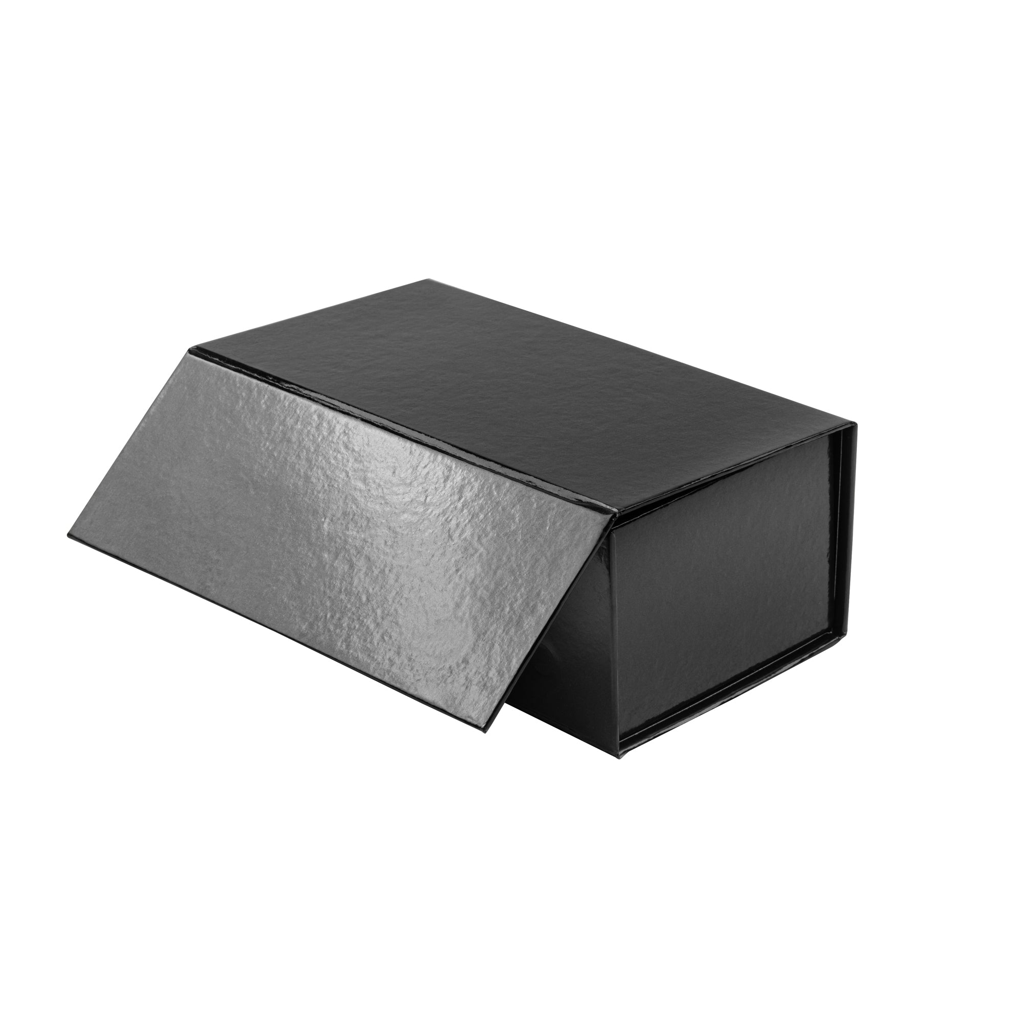 Cater Tek Rectangle Black Paper Small Tic Tac Box - Magnetic - 7" x 4" x 2 3/4" - 10 count box