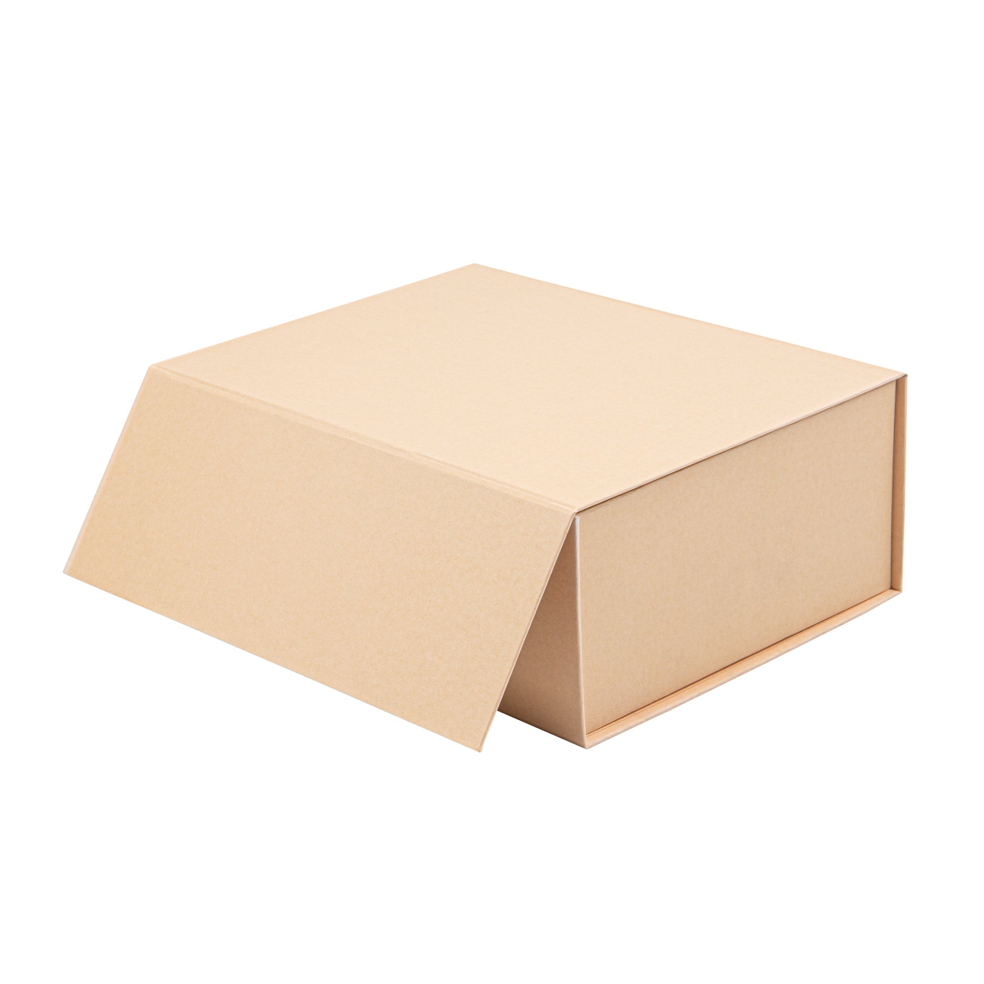 Cater Tek Rectangle Kraft Paper Large Tic Tac Box - Magnetic - 10 1/2" x 8" x 4" - 10 count box