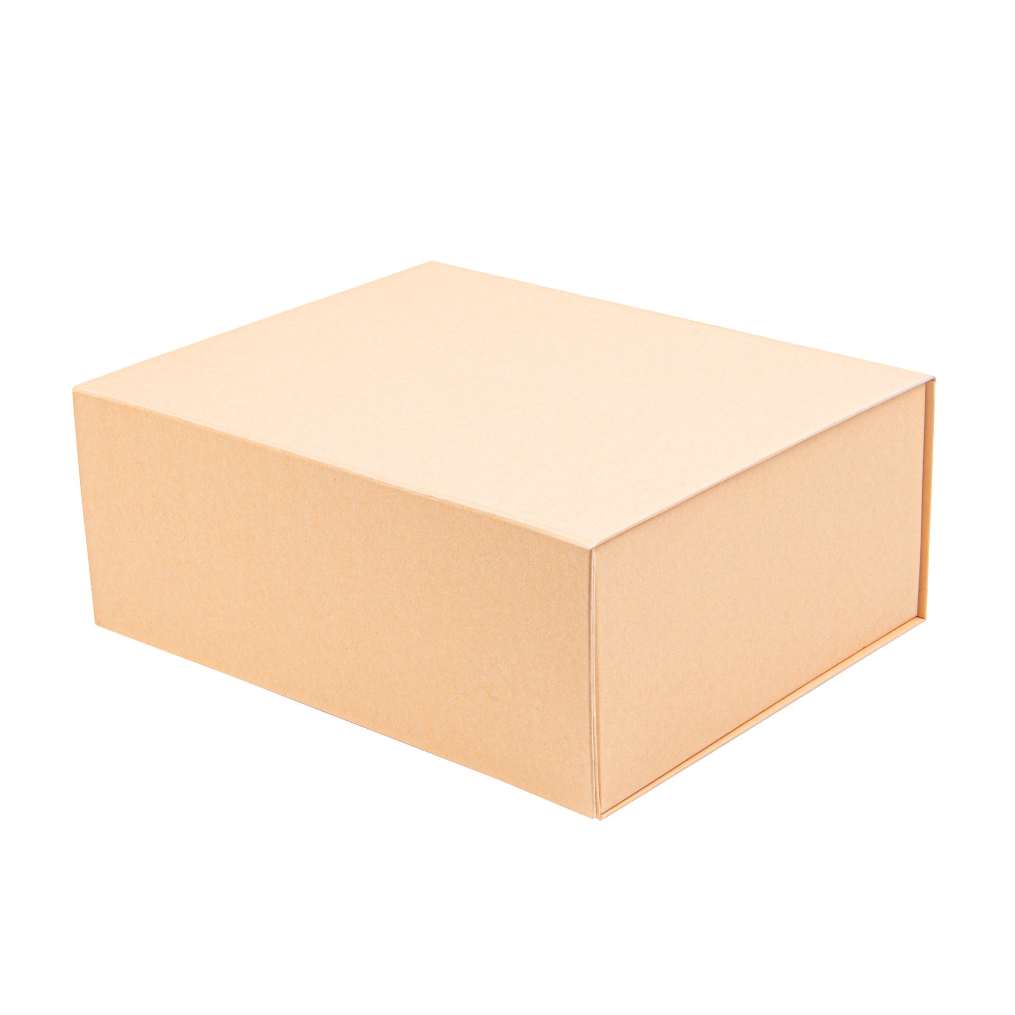 Cater Tek Rectangle Kraft Paper Extra Large Tic Tac Box - Magnetic - 12" x 10" x 5" - 10 count box