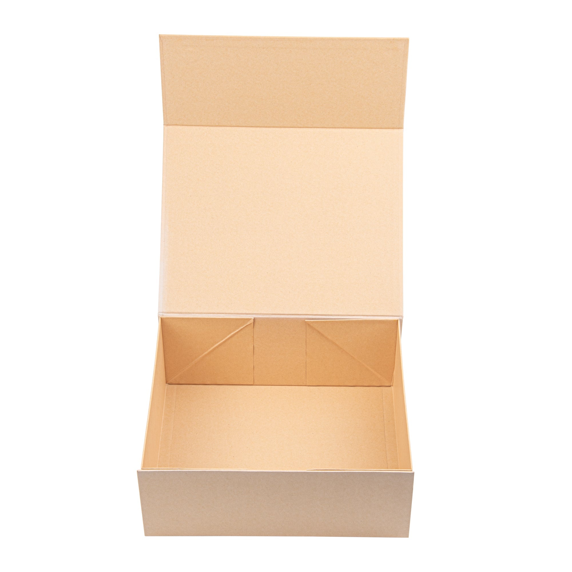 Cater Tek Rectangle Kraft Paper Extra Large Tic Tac Box - Magnetic - 12" x 10" x 5" - 10 count box