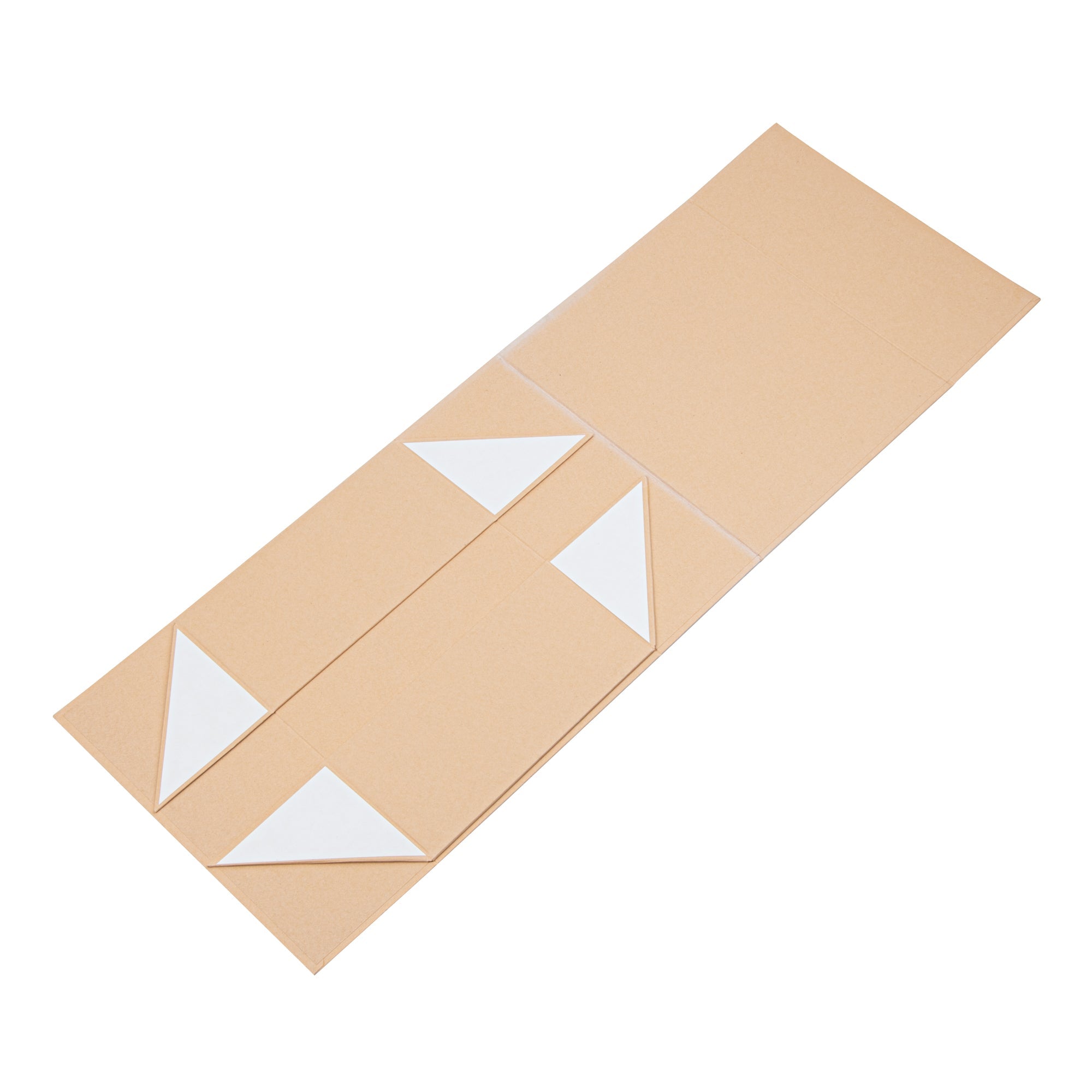 Cater Tek Rectangle Kraft Paper Extra Large Tic Tac Box - Magnetic - 12" x 10" x 5" - 10 count box
