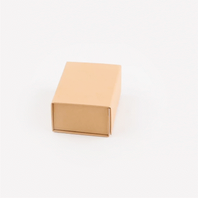 Cater Tek Rectangle Kraft Paper Extra Small Tic Tac Box - Magnetic - 5" x 4" x 2 1/2" - 10 count box