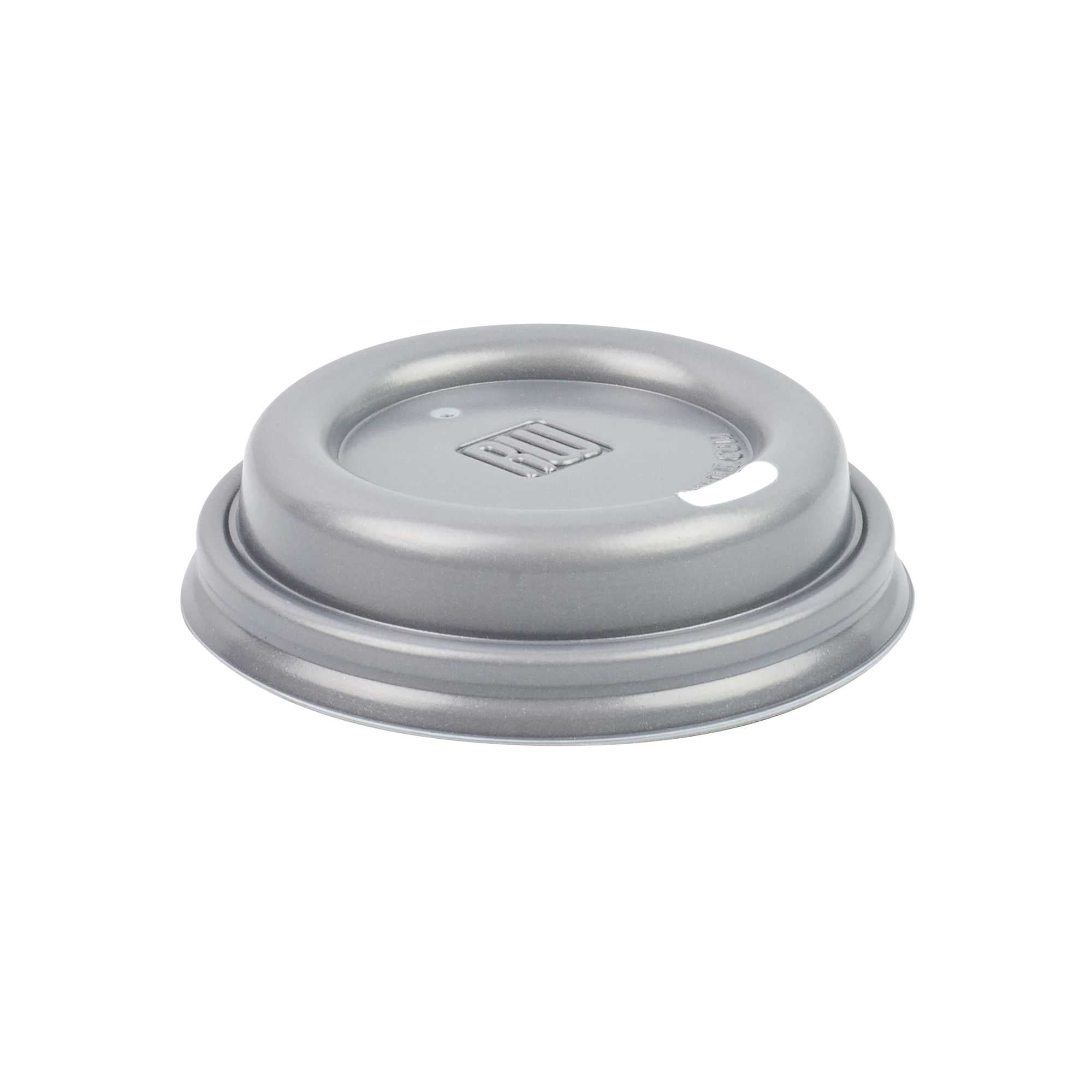 Restpresso Pewter Gray Plastic Coffee Cup Lid - Fits 4 oz - 500 count box