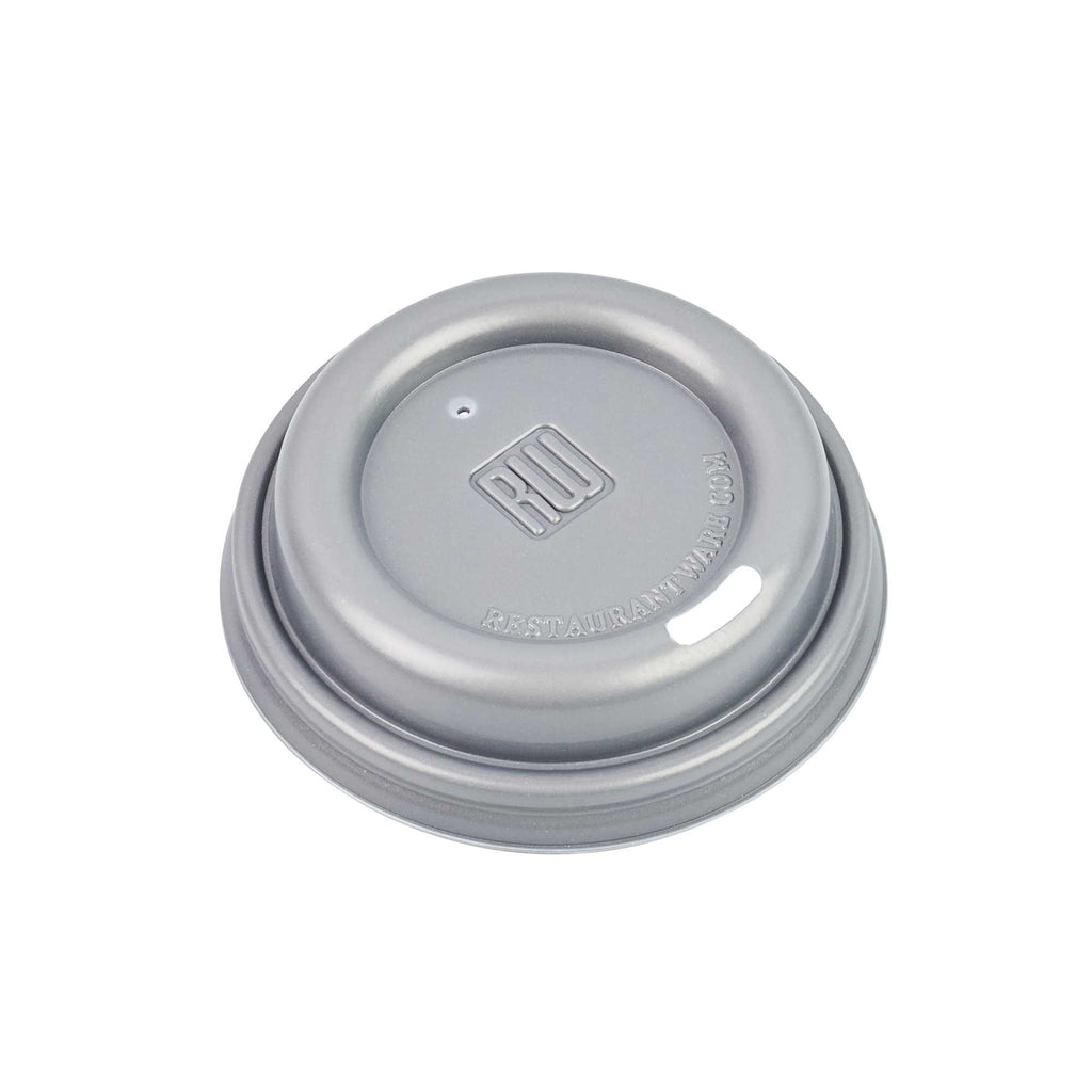 Restpresso Pewter Gray Plastic Coffee Cup Lid - Fits 4 oz - 500 count box