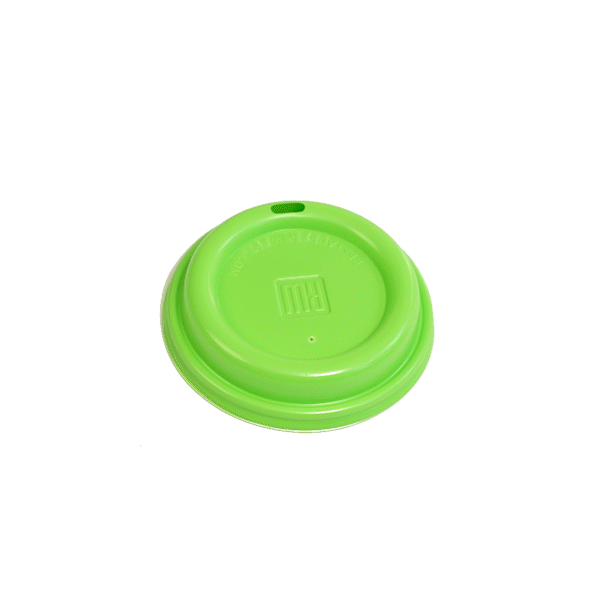 Restpresso Lime Green Plastic Coffee Cup Lid - Fits 8, 12, 16 and 20 oz - 500 count box