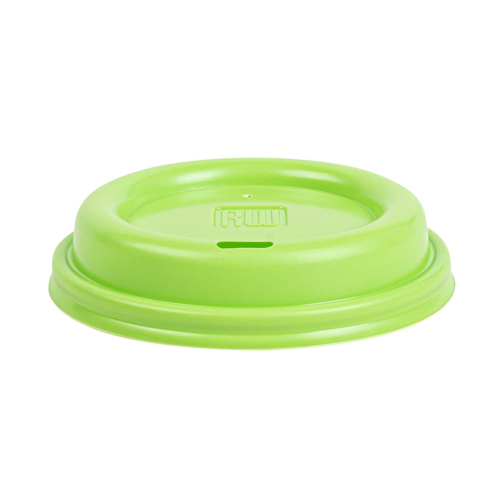 Restpresso Lime Green Plastic Coffee Cup Lid - Fits 8, 12, 16 and 20 oz - 500 count box