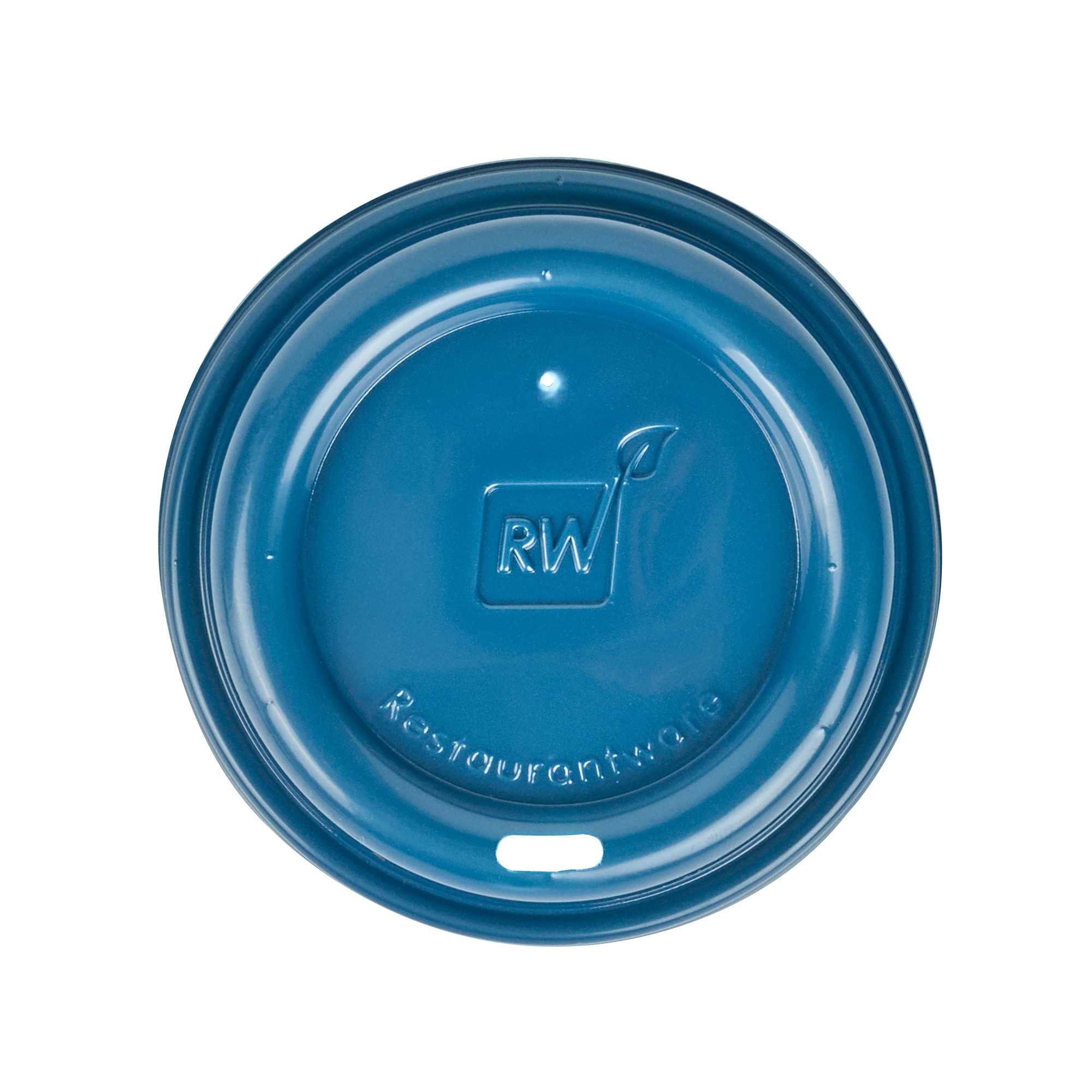 Restpresso Midnight Blue Plastic Coffee Cup Lid - Fits 8, 12, 16 and 20 oz - 500 count box