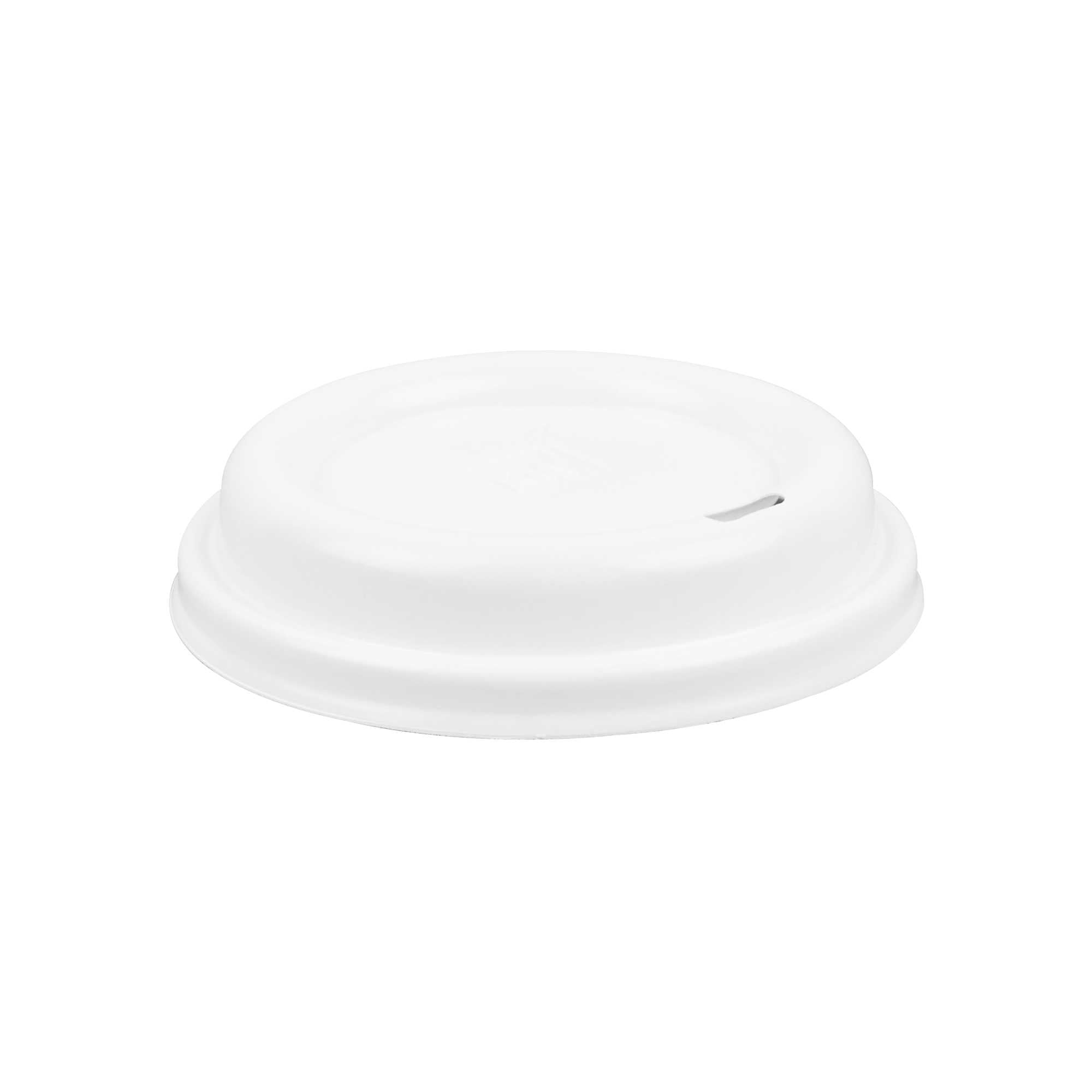 Restpresso White Plastic Coffee Cup Lid - Fits 8, 12, 16 and 20 oz - 25 count box