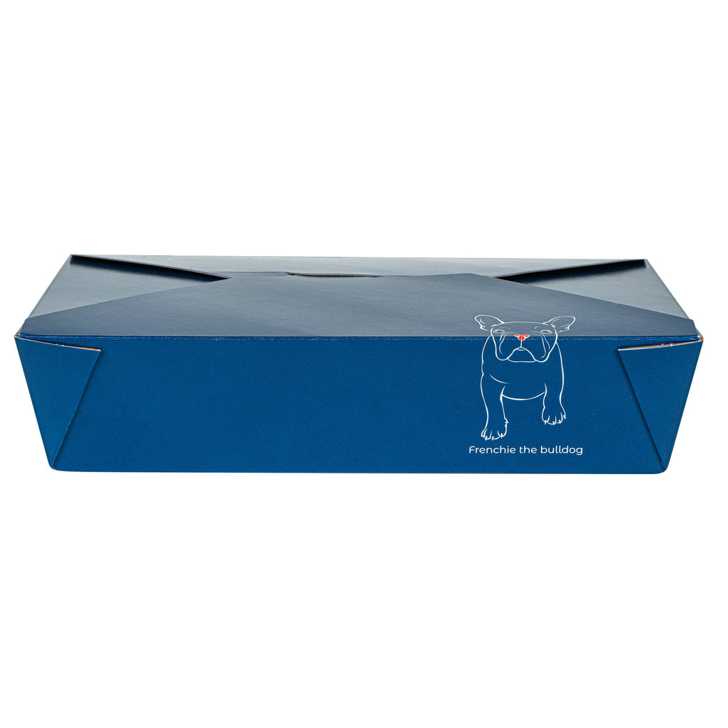 Bio Tek 49 oz Rectangle Frenchie Paper #2 Bio Box Take Out Container - 8 1/2" x 6 1/4" x 2" - 200 count box