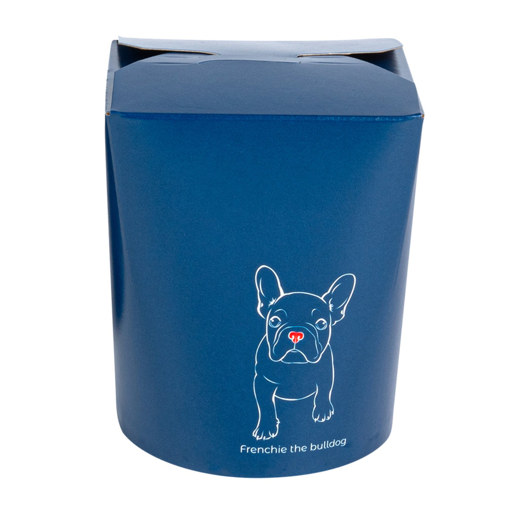 Bio Tek 16 oz Round Frenchie Paper Noodle Take Out Container - 3 1/4" x 3" x 4" - 200 count box