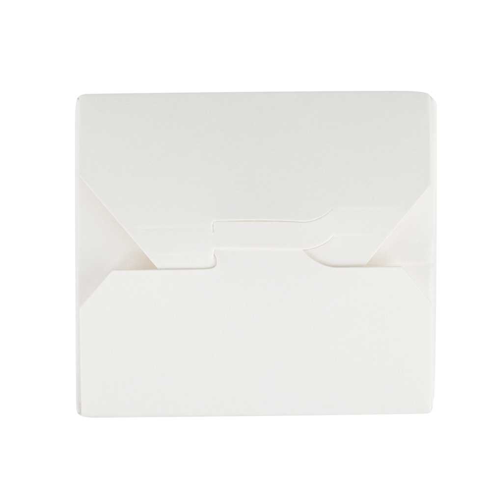 Bio Tek 16 oz Round White Paper Noodle Take Out Container - 3 1/4" x 3" x 4" - 200 count box