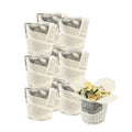 Bio Tek 32 oz Round Newsprint Paper Noodle Take Out Container - 4" x 3 1/2" x 4 1/2" - 50 count box