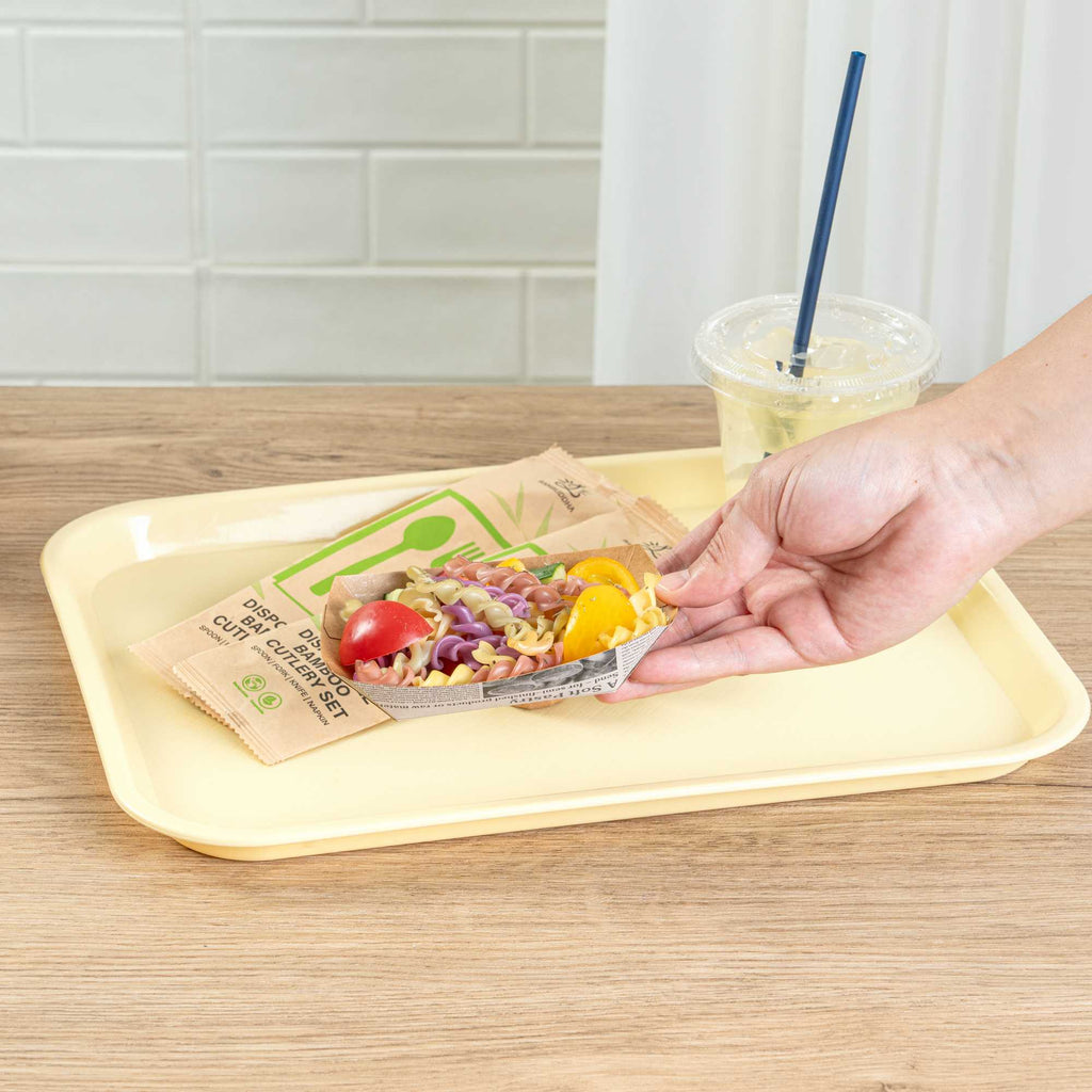 Bio Tek 4 oz Newsprint Paper #25 Food Tray / Boat - 3" x 2" x 1" - 400 count box