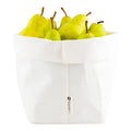 DuraLux White Paper Washable Bag - 6 1/4" x 6 1/4" x 9 3/4" - 1 count box