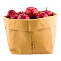 DuraLux Kraft Paper Washable Bag - 7 3/4" x 7 3/4" x 9 3/4" - 1 count box
