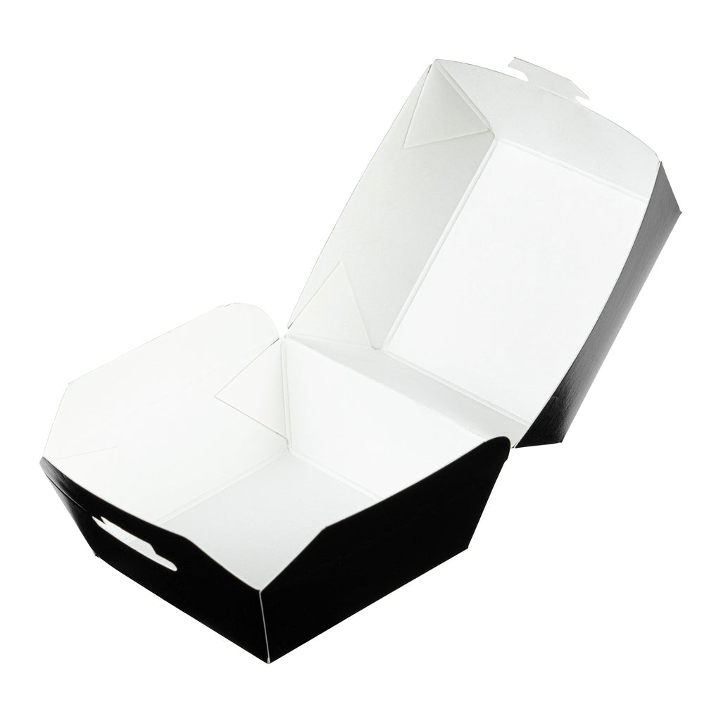Bio Tek Black Paper Slider Box - 2 1/2" x 2 1/2" x 2" - 100 count box