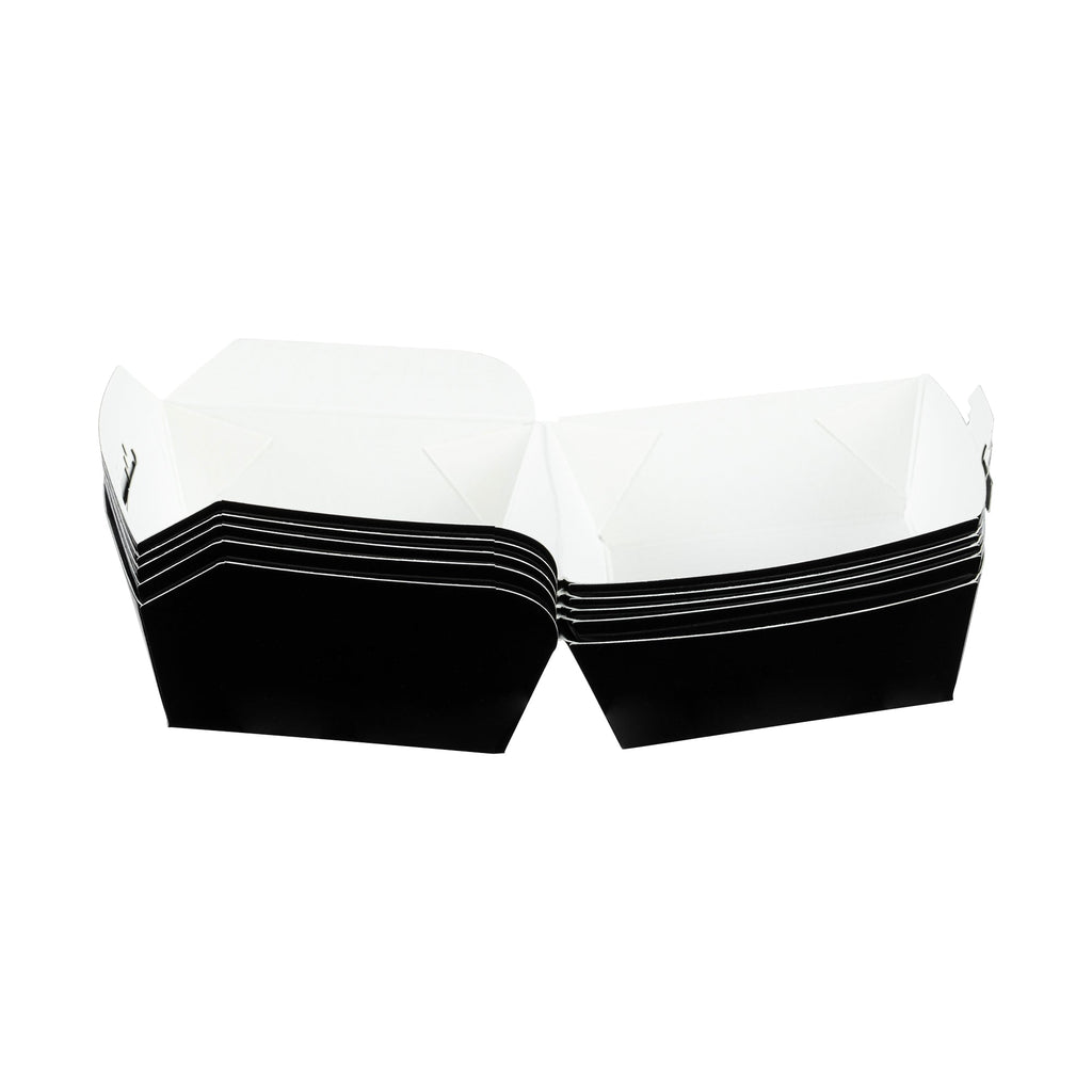 Bio Tek Black Paper Slider Box - 2 1/2" x 2 1/2" x 2" - 100 count box