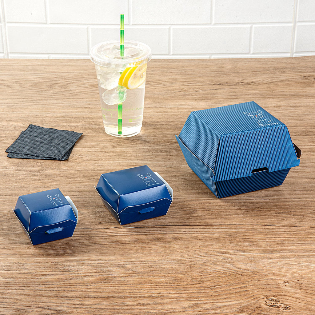 Bio Tek Frenchie Paper Slider Box - 2 1/2" x 2 1/2" x 2" - 100 count box