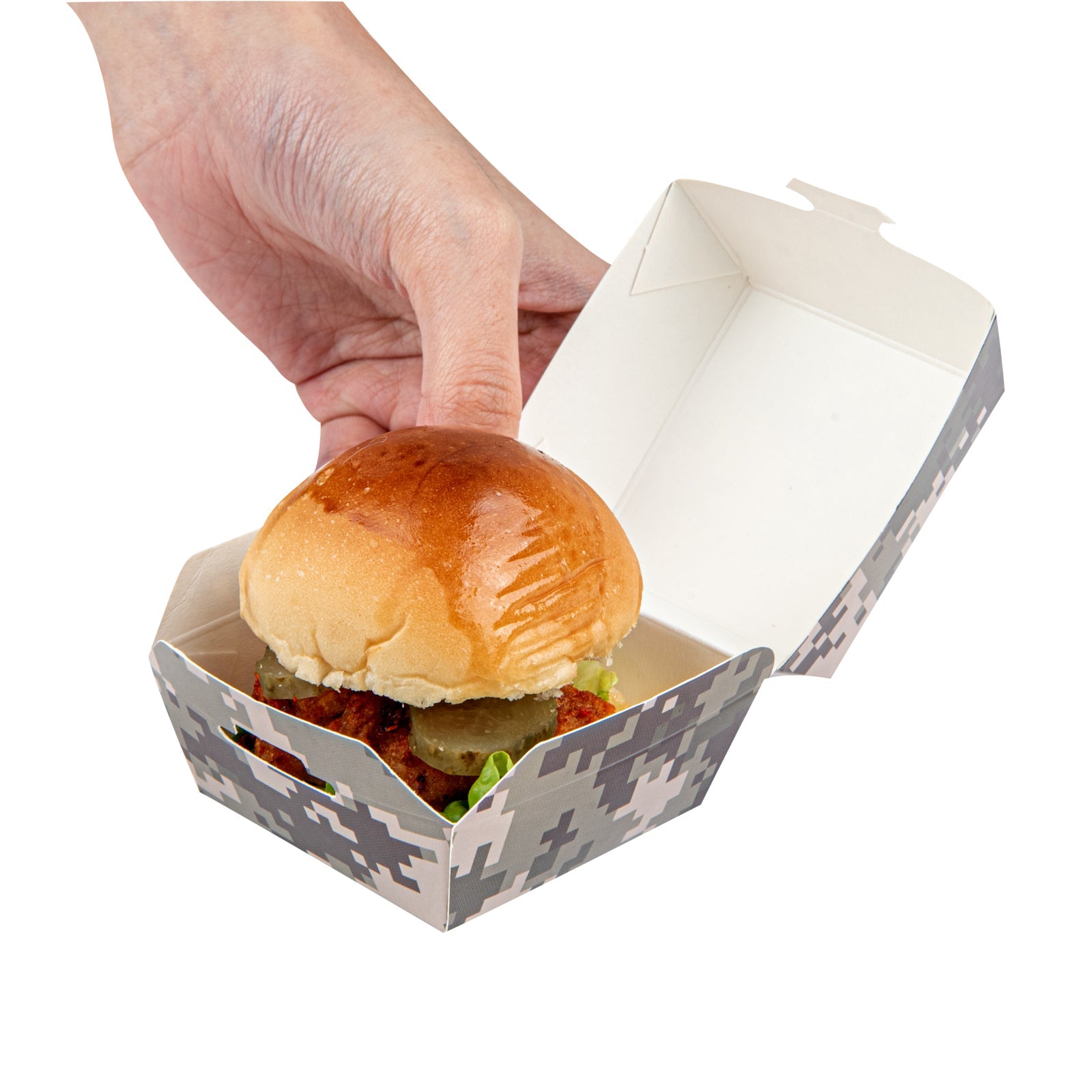 Bio Tek Camouflage Paper Slider Box - 2 1/2" x 2 1/2" x 2" - 100 count box
