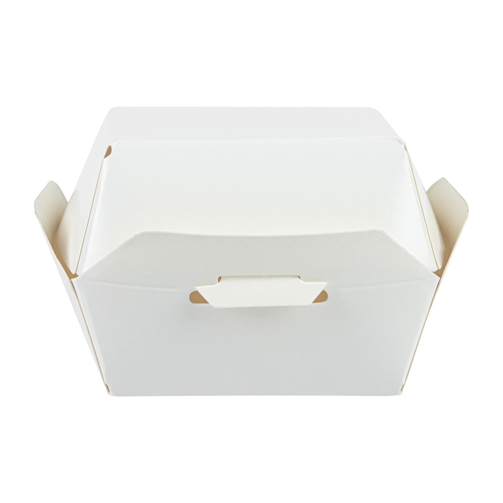 Bio Tek White Paper Slider Box - 2 1/2" x 2 1/2" x 2" - 100 count box