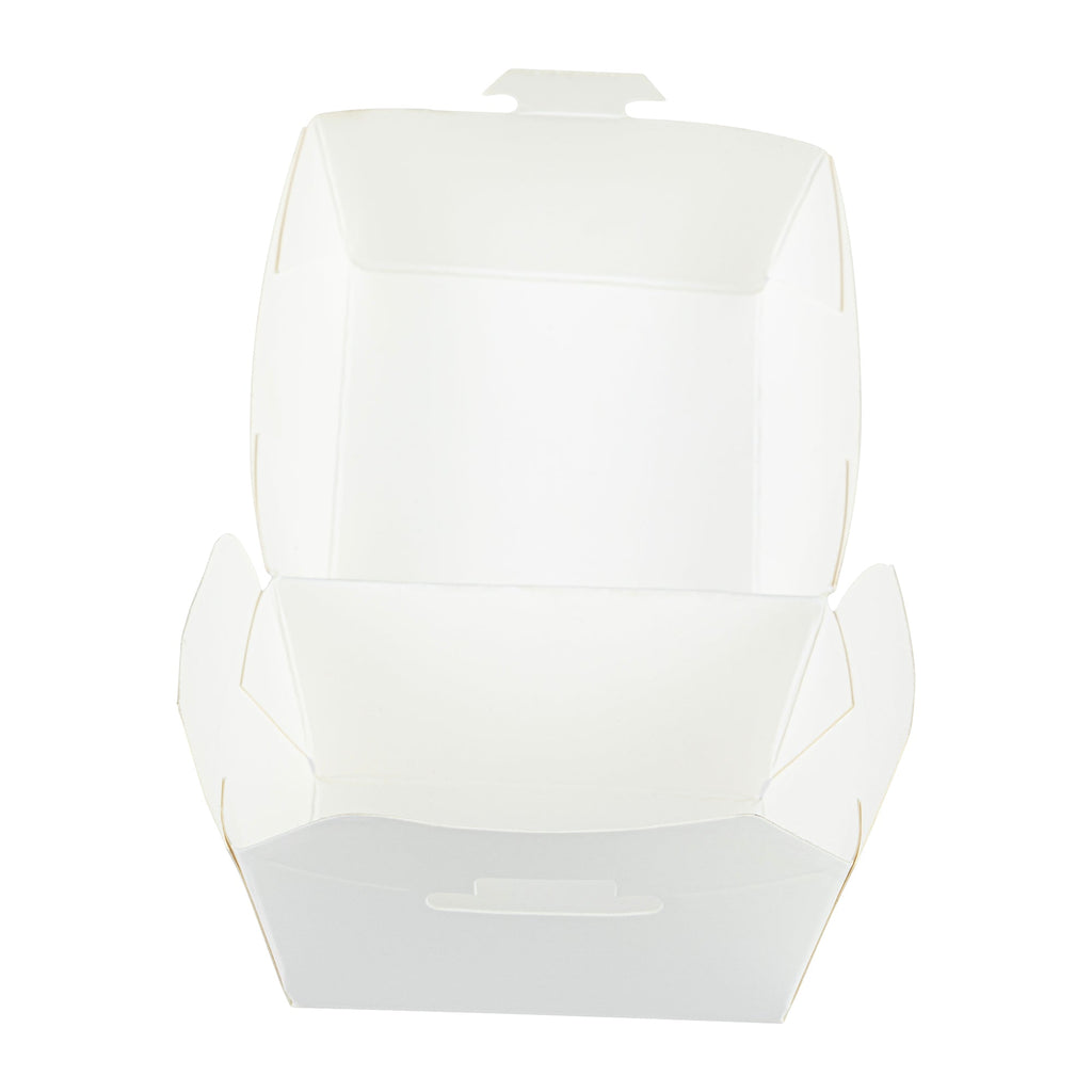 Bio Tek White Paper Slider Box - 2 1/2" x 2 1/2" x 2" - 100 count box