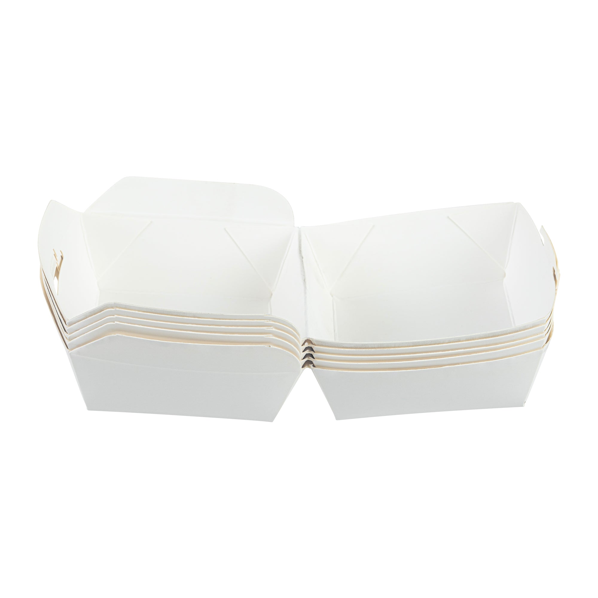 Bio Tek White Paper Slider Box - 2 1/2" x 2 1/2" x 2" - 100 count box