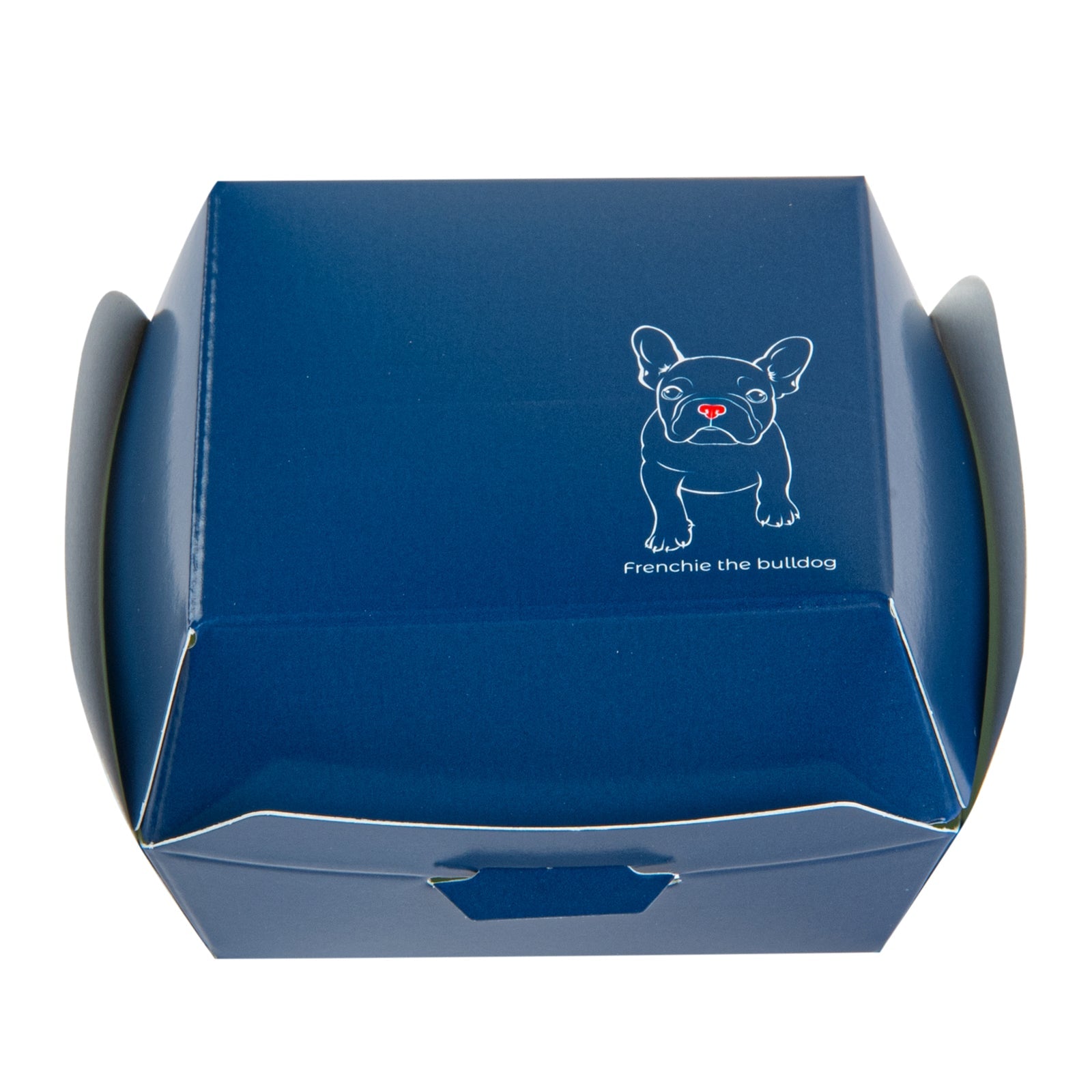 Bio Tek Frenchie Paper Mini Burger Box - 2 3/4" x 2 3/4" x 2" - 100 count box