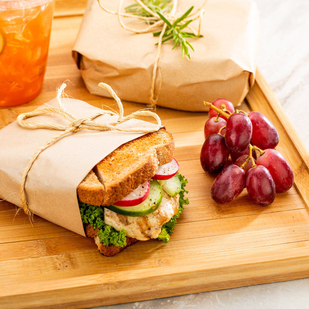 Gastronomia Kraft Paper Food Wrap and Basket Liner - Greaseproof - 12" x 12" - 500 count box